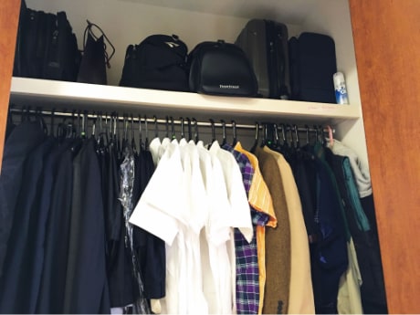 衣服についたニオイや花粉